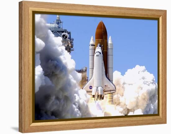 Space Shuttle-Terry Renna-Framed Premier Image Canvas