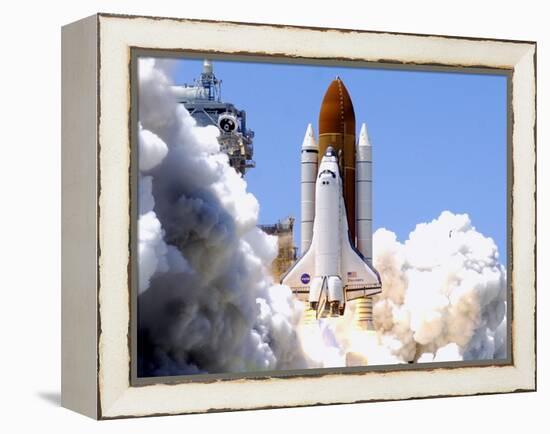 Space Shuttle-Terry Renna-Framed Premier Image Canvas