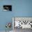 Space Station in Orbit around Earth with Space Shuttle-null-Framed Stretched Canvas displayed on a wall