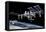 Space Station in Orbit around Earth with Space Shuttle-null-Framed Stretched Canvas