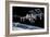 Space Station in Orbit around Earth with Space Shuttle-null-Framed Art Print