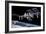 Space Station in Orbit around Earth with Space Shuttle-null-Framed Art Print