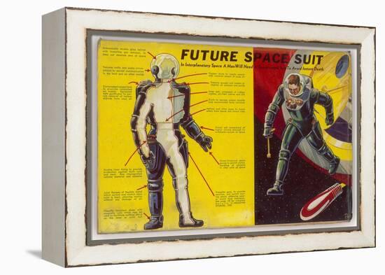 Space Suit as Foreseen in 1939-Frank R. Paul-Framed Stretched Canvas