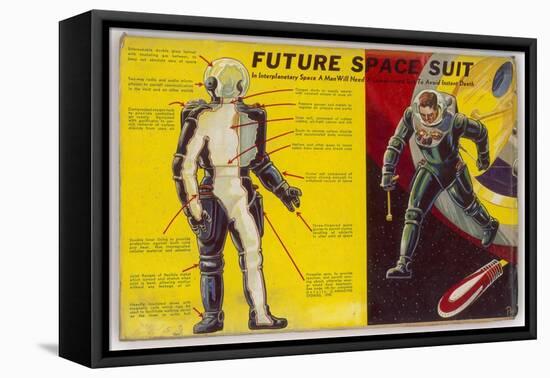 Space Suit as Foreseen in 1939-Frank R. Paul-Framed Stretched Canvas