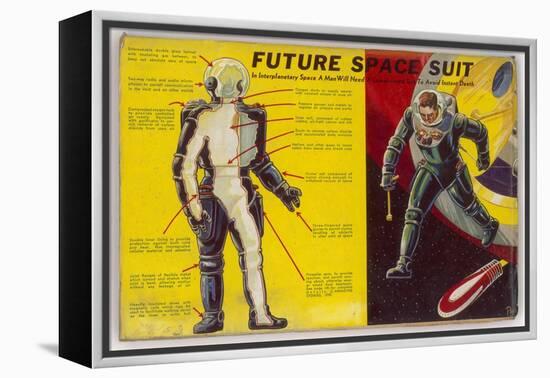 Space Suit as Foreseen in 1939-Frank R. Paul-Framed Stretched Canvas