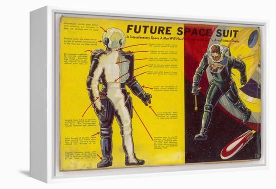 Space Suit as Foreseen in 1939-Frank R. Paul-Framed Stretched Canvas