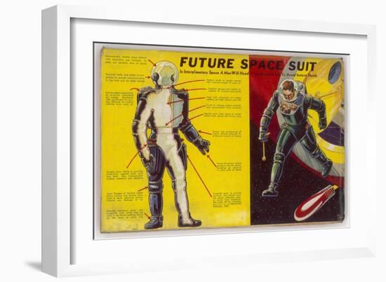 Space Suit as Foreseen in 1939-Frank R. Paul-Framed Art Print