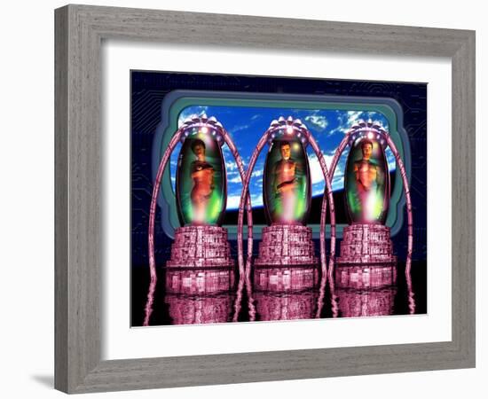 Space Travel-Victor Habbick-Framed Photographic Print