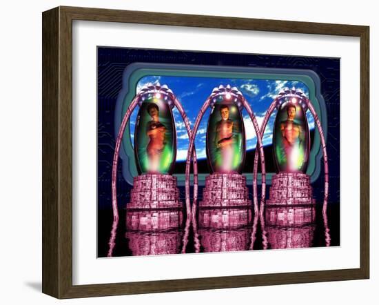 Space Travel-Victor Habbick-Framed Photographic Print