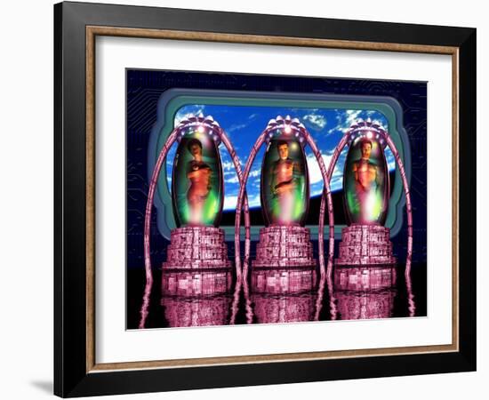 Space Travel-Victor Habbick-Framed Photographic Print