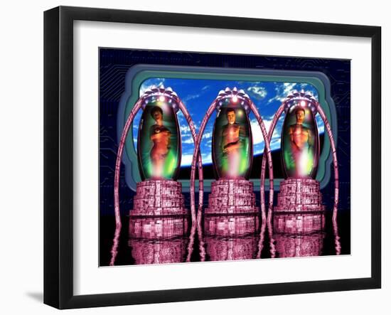 Space Travel-Victor Habbick-Framed Photographic Print