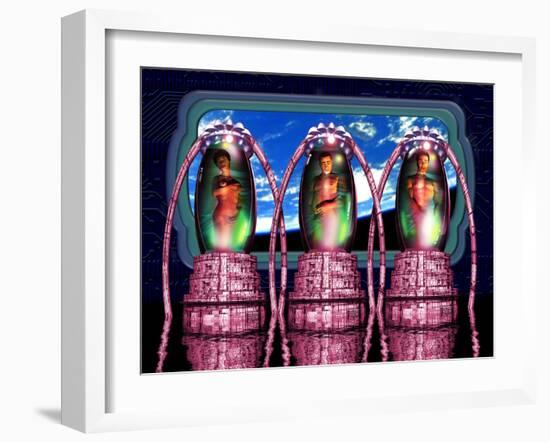 Space Travel-Victor Habbick-Framed Photographic Print