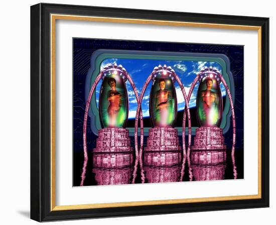 Space Travel-Victor Habbick-Framed Photographic Print