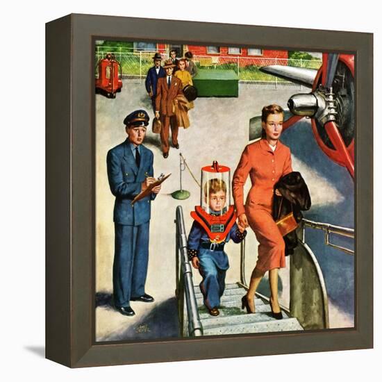 "Space Traveller", November 8, 1952-Amos Sewell-Framed Premier Image Canvas