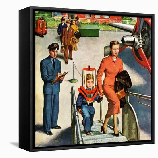 "Space Traveller", November 8, 1952-Amos Sewell-Framed Premier Image Canvas