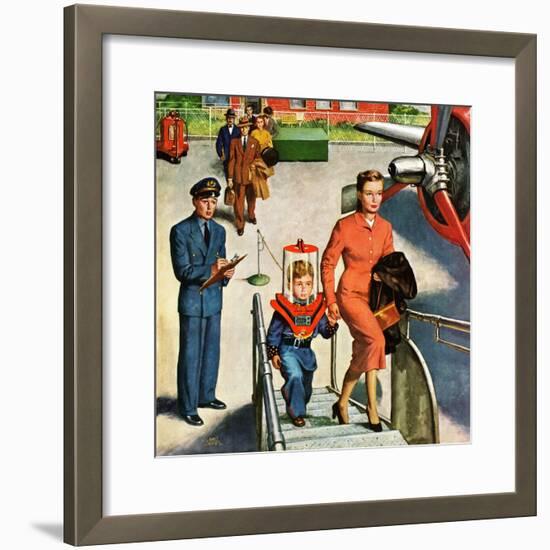 "Space Traveller", November 8, 1952-Amos Sewell-Framed Giclee Print