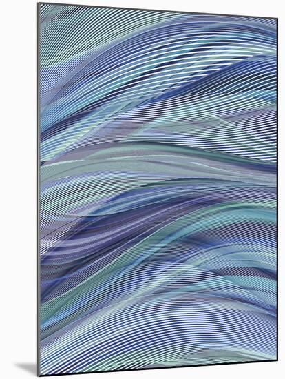 Space Waves-Mark Chandon-Mounted Giclee Print