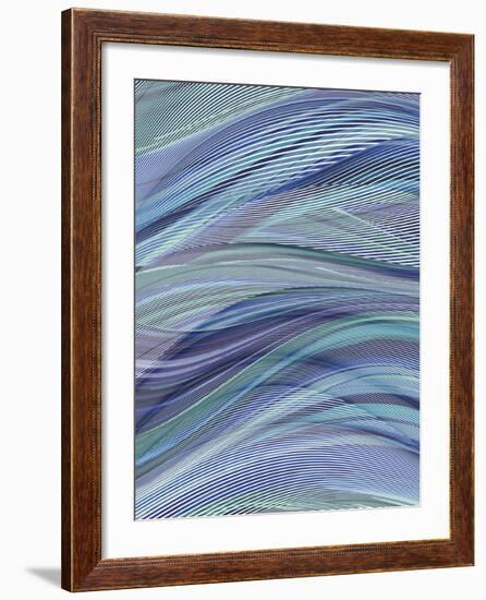 Space Waves-Mark Chandon-Framed Giclee Print