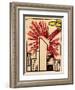 Spaceship with Ray, 1980-Keith Haring-Framed Giclee Print