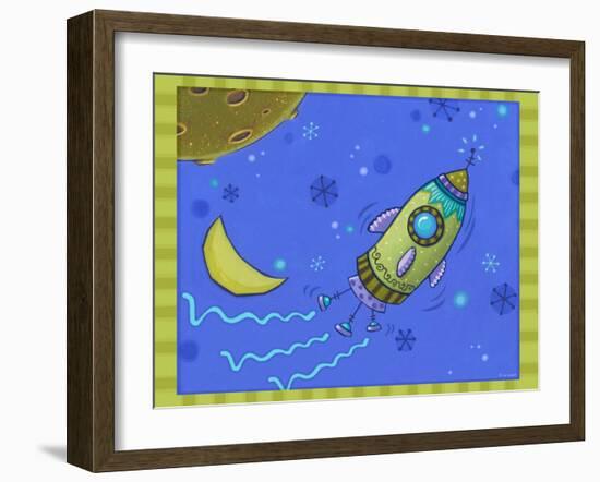 Spaceship-Viv Eisner-Framed Art Print