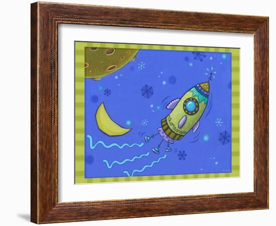 Spaceship-Viv Eisner-Framed Art Print