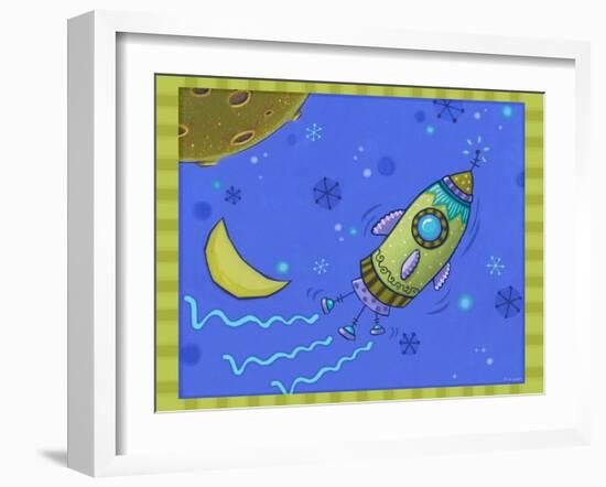 Spaceship-Viv Eisner-Framed Art Print