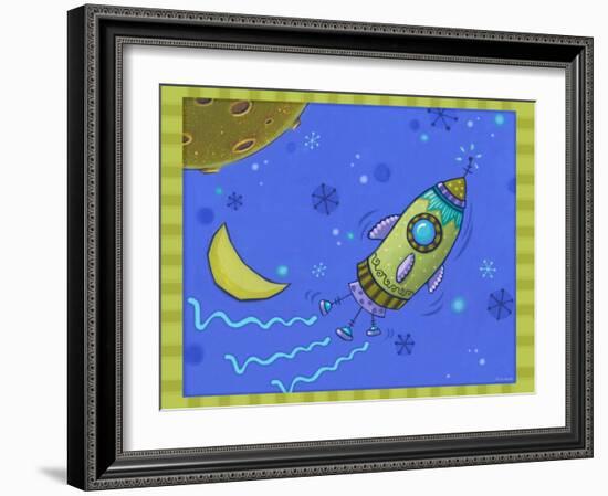 Spaceship-Viv Eisner-Framed Art Print