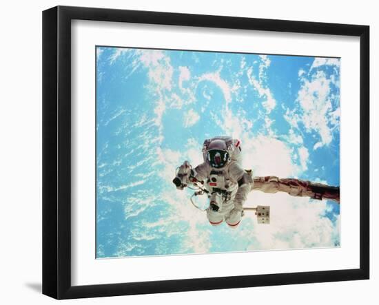 Spacewalk During Shuttle Mission STS-69-null-Framed Photographic Print