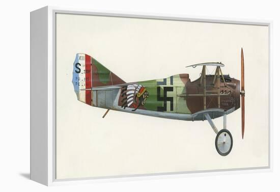 Spad S XIII-English School-Framed Premier Image Canvas