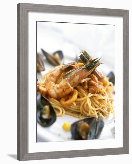 Spaghetti Di Frutti Di Mare (Spaghetti with Seafood)-null-Framed Photographic Print