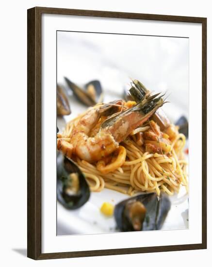 Spaghetti Di Frutti Di Mare (Spaghetti with Seafood)-null-Framed Photographic Print