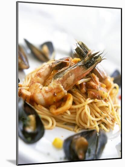 Spaghetti Di Frutti Di Mare (Spaghetti with Seafood)-null-Mounted Photographic Print