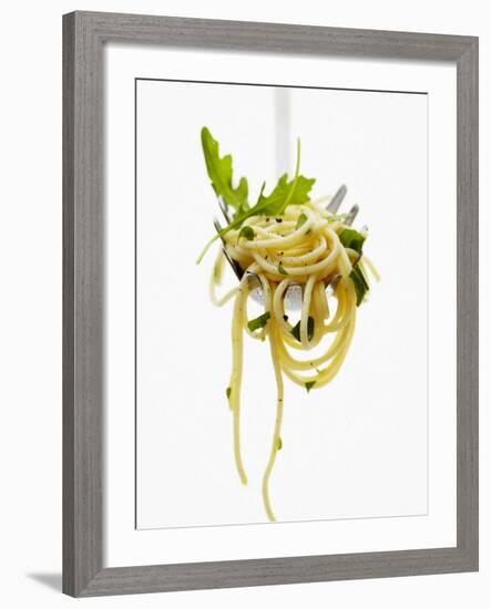 Spaghetti with Rocket on Spaghetti Server-Marc O^ Finley-Framed Photographic Print