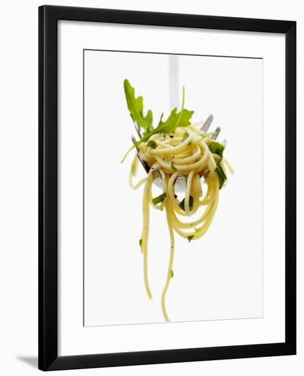 Spaghetti with Rocket on Spaghetti Server-Marc O^ Finley-Framed Photographic Print