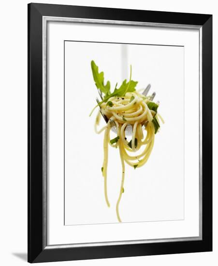 Spaghetti with Rocket on Spaghetti Server-Marc O^ Finley-Framed Photographic Print