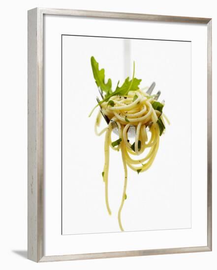 Spaghetti with Rocket on Spaghetti Server-Marc O^ Finley-Framed Photographic Print
