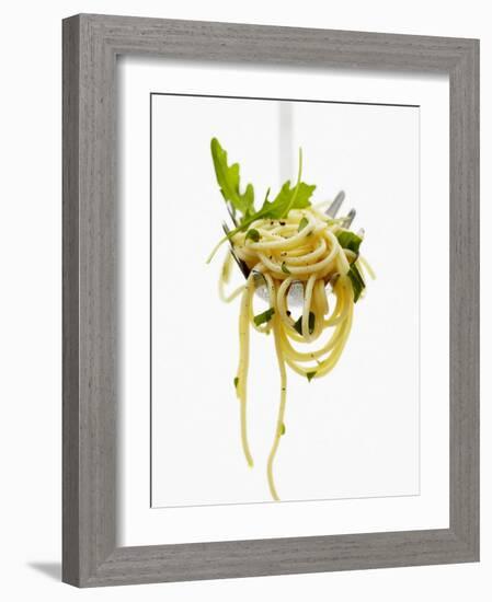 Spaghetti with Rocket on Spaghetti Server-Marc O^ Finley-Framed Photographic Print