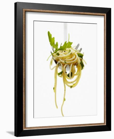 Spaghetti with Rocket on Spaghetti Server-Marc O^ Finley-Framed Photographic Print