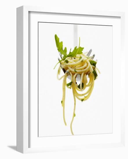 Spaghetti with Rocket on Spaghetti Server-Marc O^ Finley-Framed Photographic Print