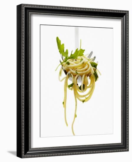 Spaghetti with Rocket on Spaghetti Server-Marc O^ Finley-Framed Photographic Print