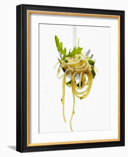 Spaghetti with Rocket on Spaghetti Server-Marc O^ Finley-Framed Photographic Print