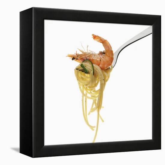 Spaghetti with Seafood, Italy, Europe-Angelo Cavalli-Framed Premier Image Canvas