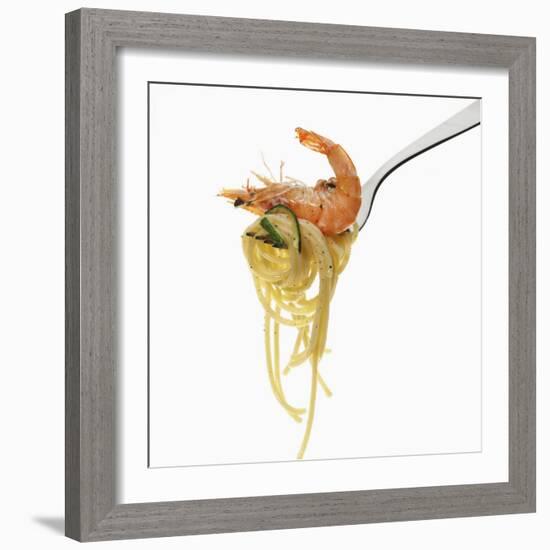 Spaghetti with Seafood, Italy, Europe-Angelo Cavalli-Framed Photographic Print