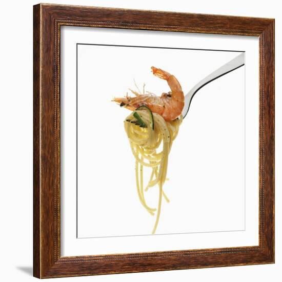 Spaghetti with Seafood, Italy, Europe-Angelo Cavalli-Framed Photographic Print