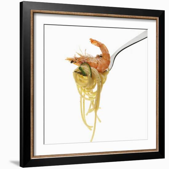 Spaghetti with Seafood, Italy, Europe-Angelo Cavalli-Framed Photographic Print