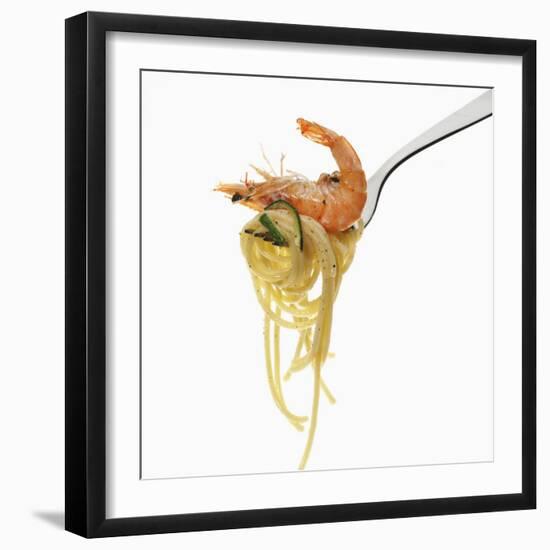 Spaghetti with Seafood, Italy, Europe-Angelo Cavalli-Framed Photographic Print