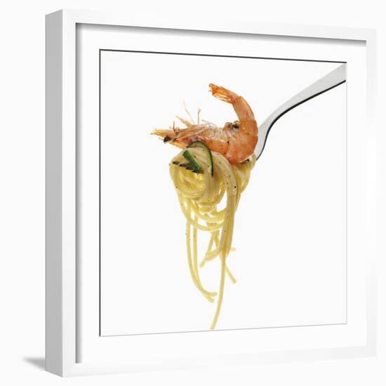 Spaghetti with Seafood, Italy, Europe-Angelo Cavalli-Framed Photographic Print