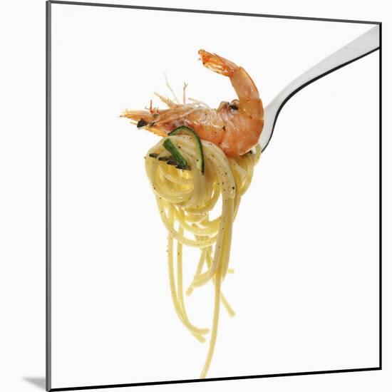 Spaghetti with Seafood, Italy, Europe-Angelo Cavalli-Mounted Photographic Print