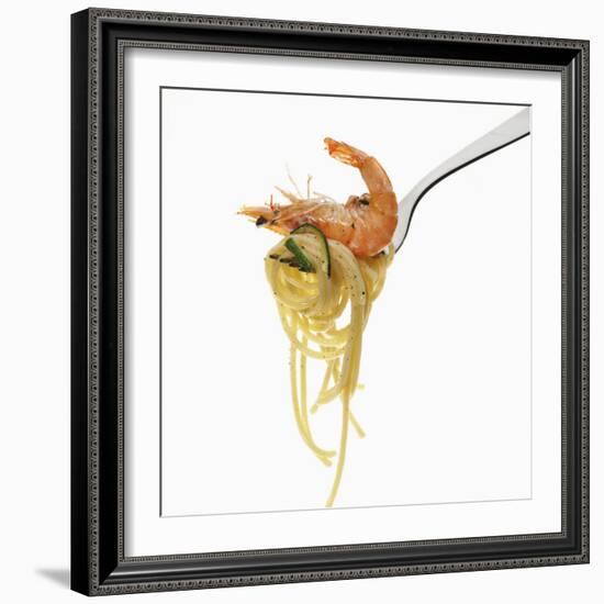 Spaghetti with Seafood, Italy, Europe-Angelo Cavalli-Framed Photographic Print