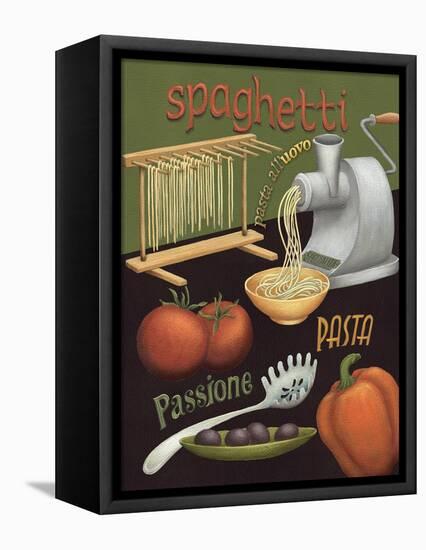 Spaghetti-Daphne Brissonnet-Framed Stretched Canvas